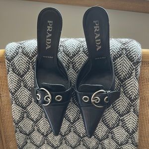 Prada pointed Mules.  newly soled